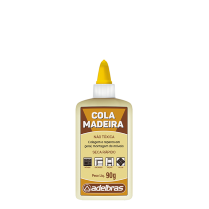 Adesivo cola madeira 90G-adelbras