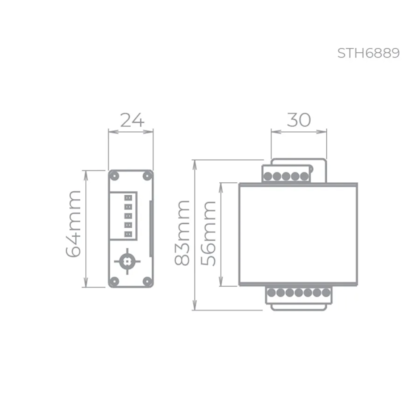 Amplificador Stella P/Fita Led Rgbw Sth6889