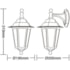 Arandela Para Parede Taschibra Tlf 27 Aluminio E27 Bc