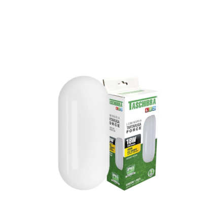 Arandela Tartaruga Force Led 18W 3000K Branco