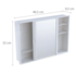 Armario Plastico Branco 30X37X11Cm-A52-Br1