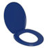 Assento Sanitario Plastico Oval Azul Astra Soft