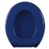 Assento Sanitario Plastico Oval Azul Astra Soft