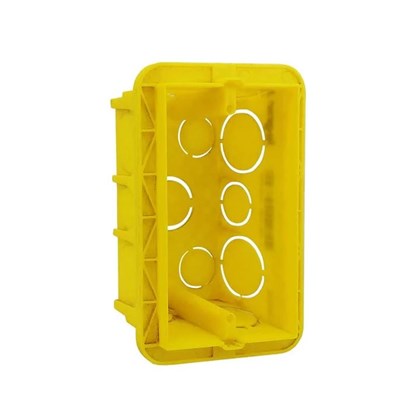 Caixa de Luz 4X2 PVC Amarela Pial