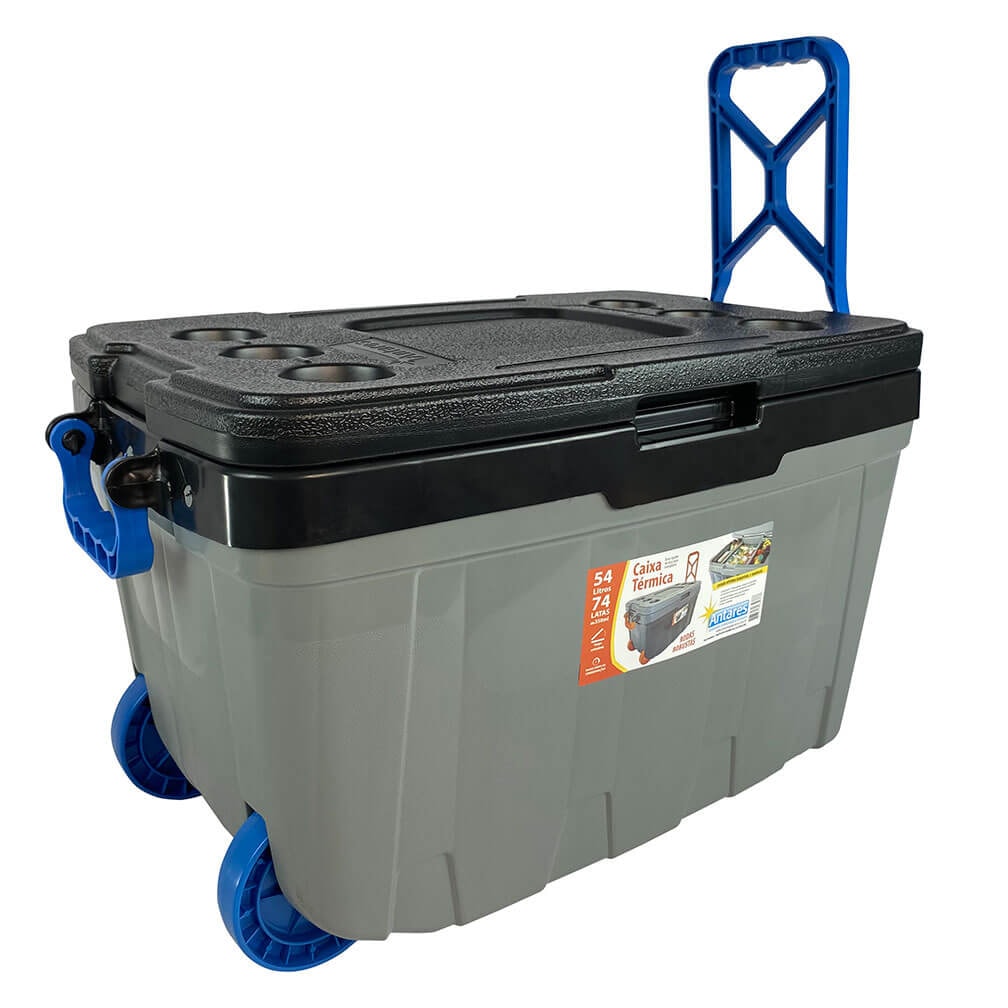 Centro Elétrico Pagina Caixa Termica Antares Cinza 54 Litros