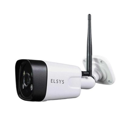 Camera De Seguranca Elsys Wi-Fi Externa C/Inteligencia De Video Full Hd Esc-Wb3f