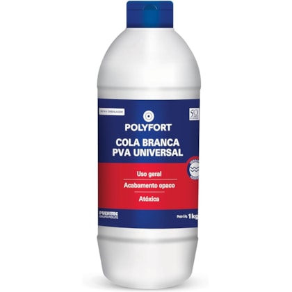 Cola Branca Polyfix 500g La002