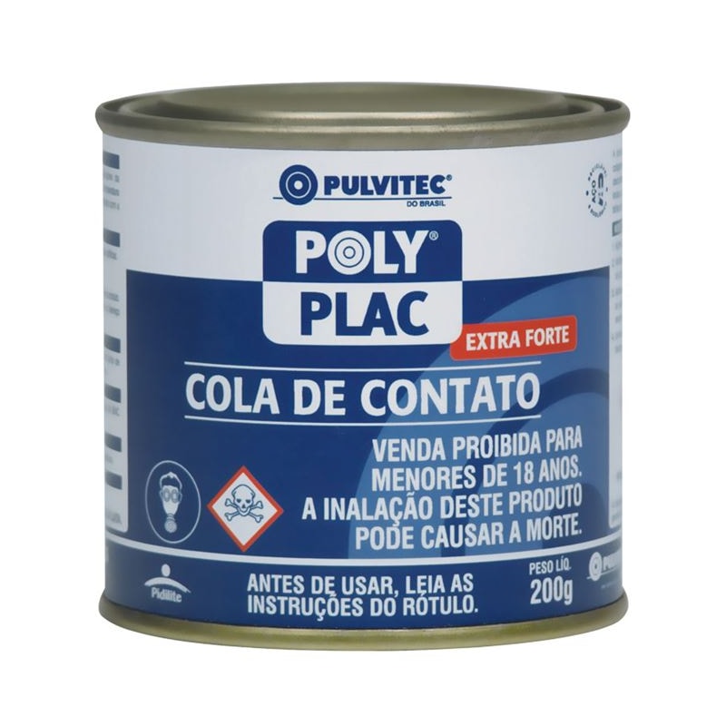 Cola Contato Polyplac Pulvitec 200g