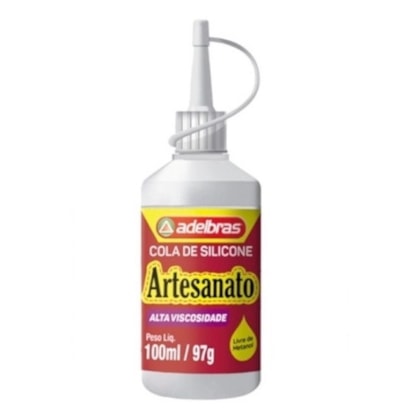 Cola De Silicone Para Artesanato 100ml Alta Viscosidade