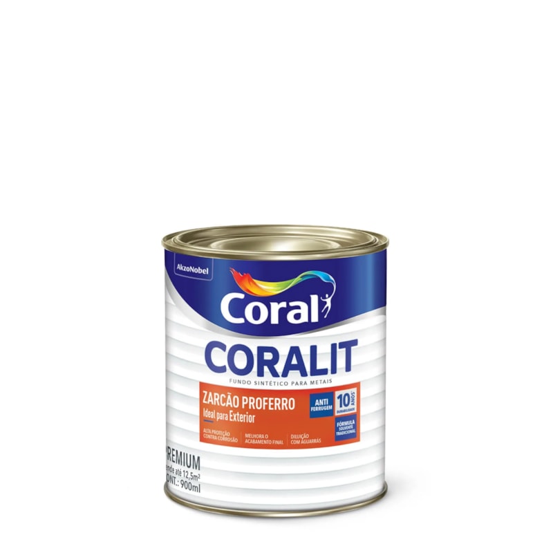 Coralit Zarcao Proferro Anti Ferrugem Premium 900ml-Coral