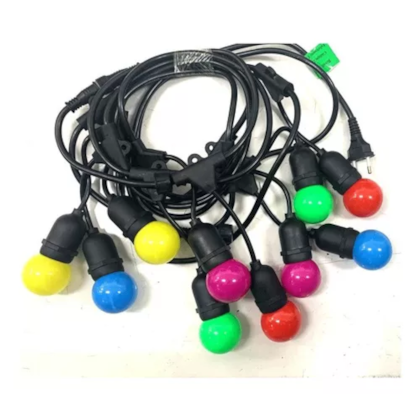 Cordao De Led 10 Bolinhas Color Tom M/F 5m