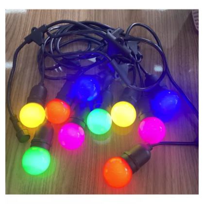 Cordao De Led 10 Bolinhas Color Tom M/F 5m