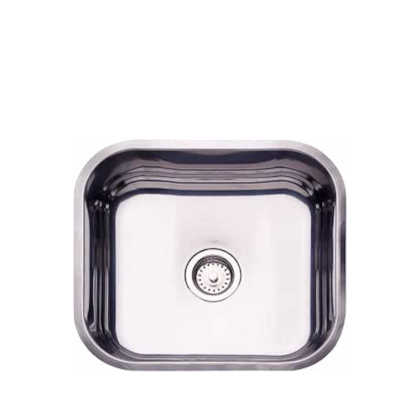 Cuba para cozinha em aco inox polido 40 x 34 cm com valvula-Perfecta