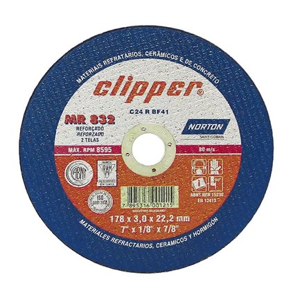Disco Cliper Mr832 7x1/8x7/8 Norton