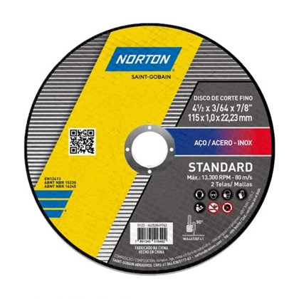 Disco Corte Norton Standard 115x1.0x22.23