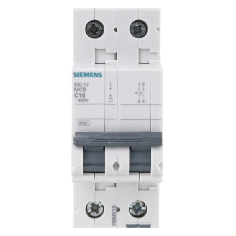 Disjuntor Siemens Din 2P C 16A 5SX1 216-7