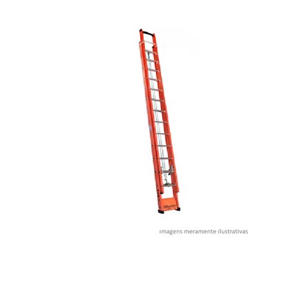 Escada Extensiva Fibra 2x4.50 7,80mts