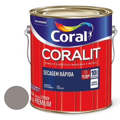 Esmalte Coralit Seca Rapida 3.0l Br Aluminio