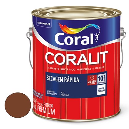 Esmalte Coralit Seca Rapida 3.0l Br Tabaco