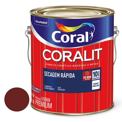 Esmalte Coralit Seca Rapida 3.0lbr Vermelho Goya