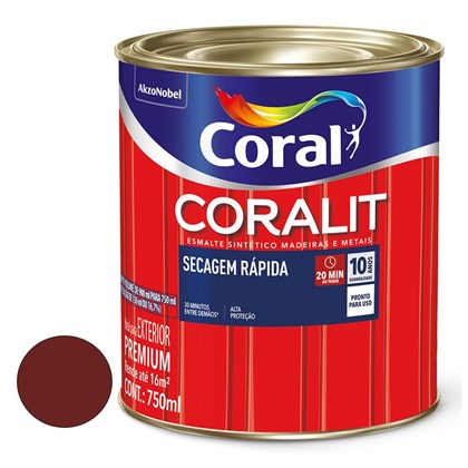 Esmalte Coralit Seca Rapida 750ml Br Vermelho Goya