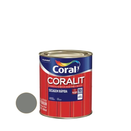 Esmalte Coralit Secagem Rapida Brilhante 0,750ML Aluminio