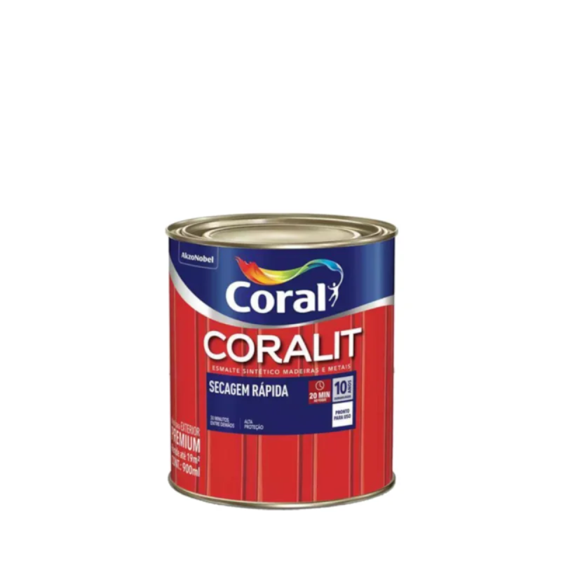 Esmalte Coralit Secagem Rapida Brilhante 0,750ML Marfim