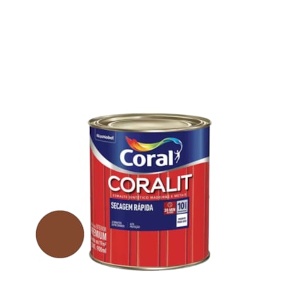 Esmalte Coralit Secagem Rapida Brilhante 0,750ML Tabaco