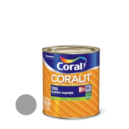 Esmalte Coralit Total 900ml Platina