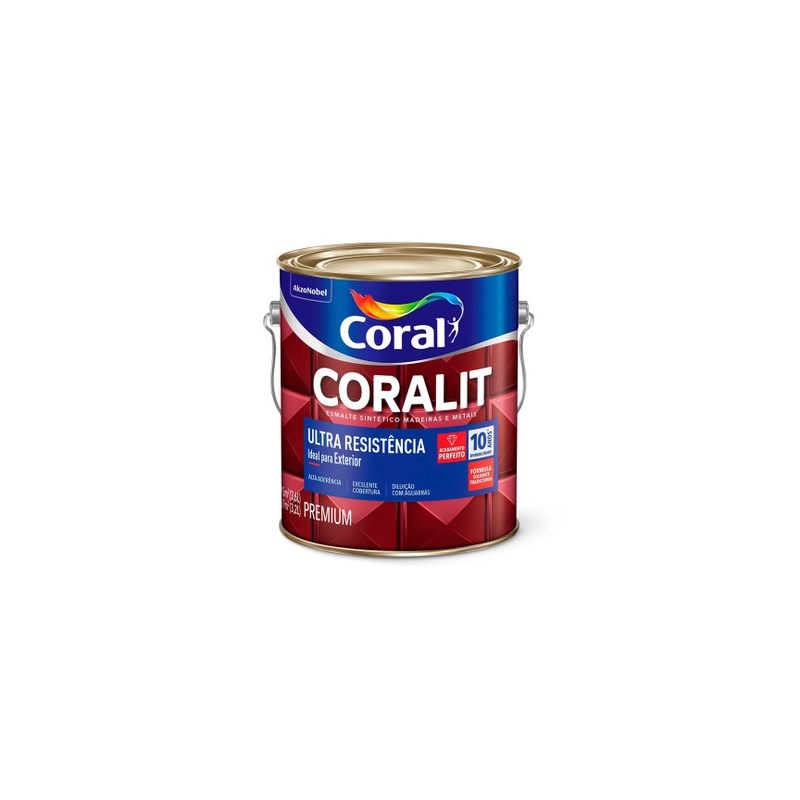 Esmalte Coralit Ultra Resistencia Ab Branco 3.6l