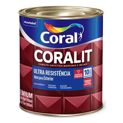Esmalte Coralit Ultra Resistencia Ab Branco 900ml