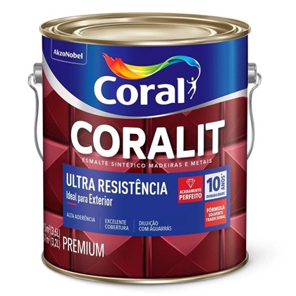 Esmalte Coralit Ultra Resistencia Fo Branco 3,6l