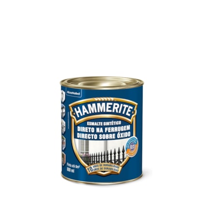 Esmalte Hammerite 800ml Prata