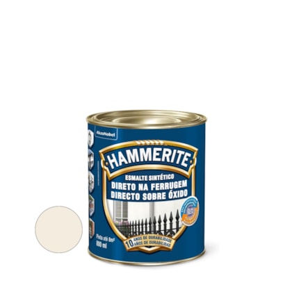 Esmalte Sintetico Hammerite Direto na Ferrugem Branco 800ml