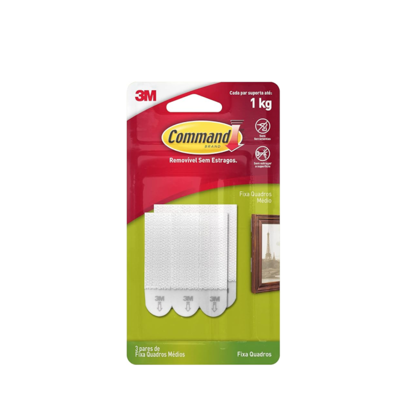 Fecho Command 3M Branco Pequeno H0002316810