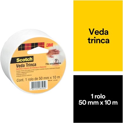 Fita Veda Trinca Scotch 3m 50mmx10m