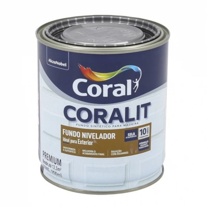 Fundo Nivelador Coralit 900ml Branco