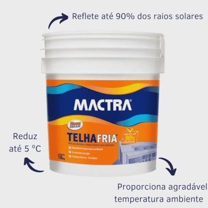 IMPERMEABILIZANTE CORAL MACTRA VEDBEM TELHA FRIA 18KG