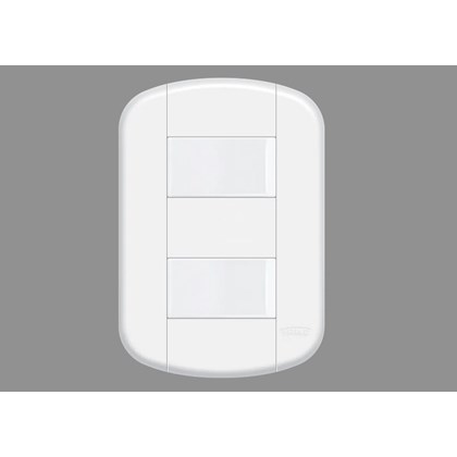 Interruptor 2 tecla  Simples  separado 16A-Blanc Mais