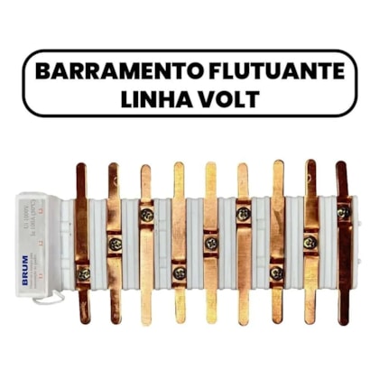 Kit Barramento Brum 18 Disjuntores 100A