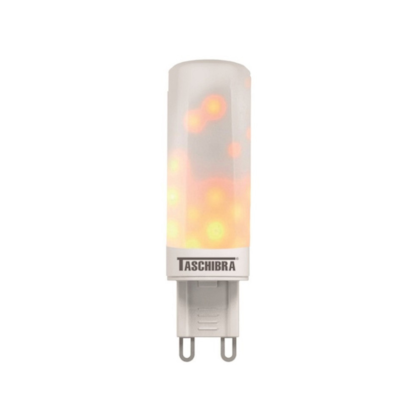 Lampada De Led Taschibra Flamejante G9 ambar Bivolt  1w 11080459