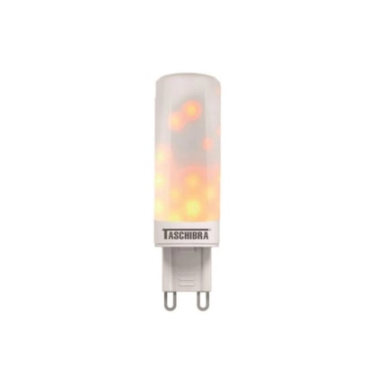 Lampada De Led Taschibra Flamejante G9 ambar Bivolt  1w 11080459