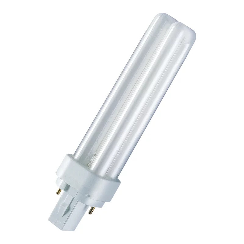 Lampada Dulux D Osram 18W 2700K 2 Pinos 1200LM G24D-2