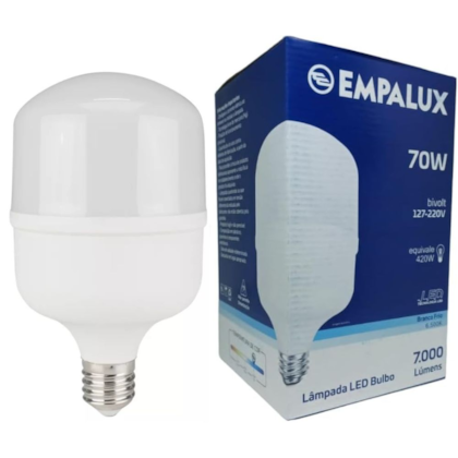 Lampada Empalux Led Bulbo 70w Bivolt 6.500k Aluminio E27