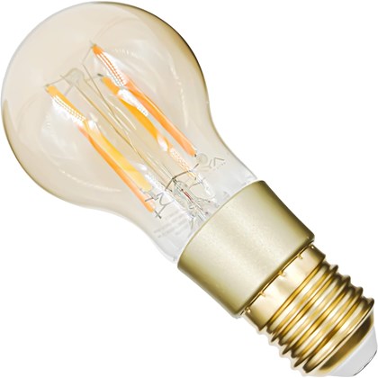 Lampada Led Bulbo Filamento Dimerizavel Smart 5w Luz Amarela
