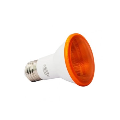 Lampada Led PAR20 E27 420 Lumens Luz Ambar 7w Bivolt 36 Bronzearte