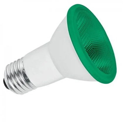 Lampada Led Taschibra Par 20 E27 IP65 Verde Bivolt