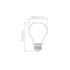 Lampada Stella Led Bulbo Filamento Milky E27 7w 806lm Sth20215/40