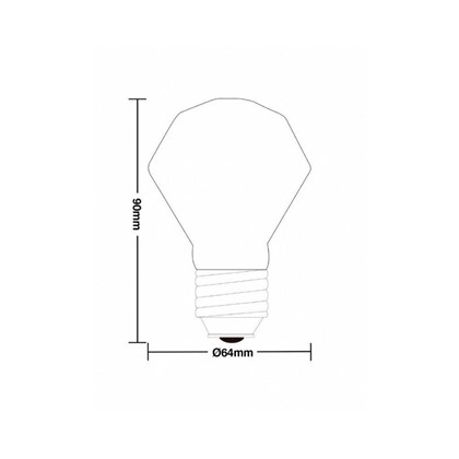 Lampada Taschibra Filamento De Carbono D64 40w 220v