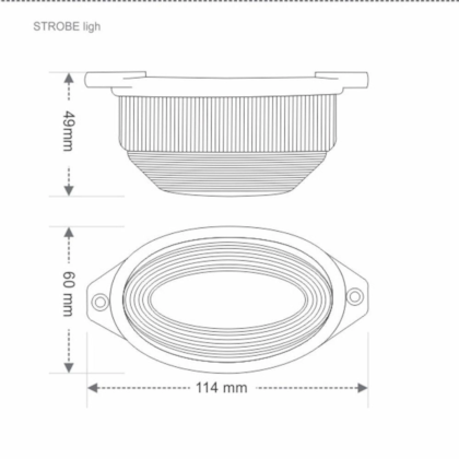 Lampada Taschibra Strobe Light Led 1w 220v Branco